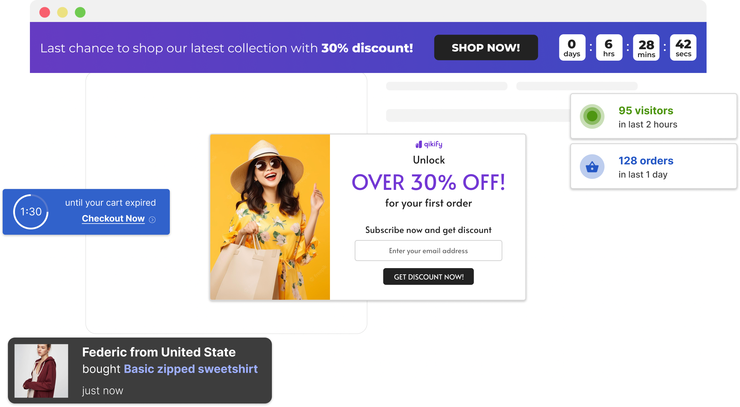 sales popups for shopify to increase conversion rate