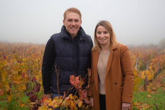 Florent Jeanson et Anaïs Parigot - Jeunes vignerons du Domaine Jeanson-Parigot en Bourgogne