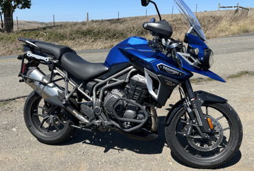 2017 TRIUMPH TIGER EXPLORER XRT motorcycle for rent near Novato, CA