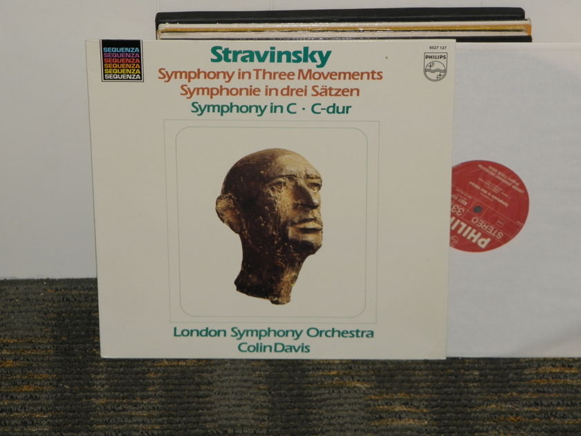 Colin Davis/London Symphony Orchestra - Stravinsky Symphony in Three Movements Philips Import Pressing 6527 127 Holland