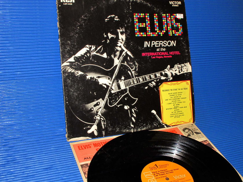 ELVIS -  - "In Person at the International Hotel" -  RCA 1970 Heavy Vinyl Rare!