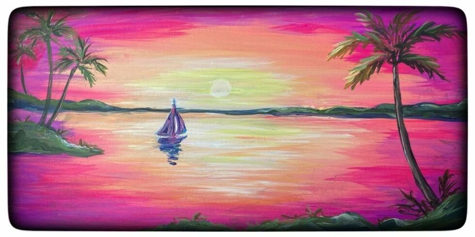 Sunset Paradise - Painting Class promotional image