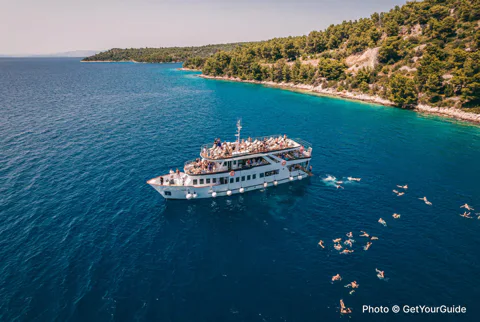 Split: Blue Lagoon, Borkko Beach & Šolta with Food & Drinks