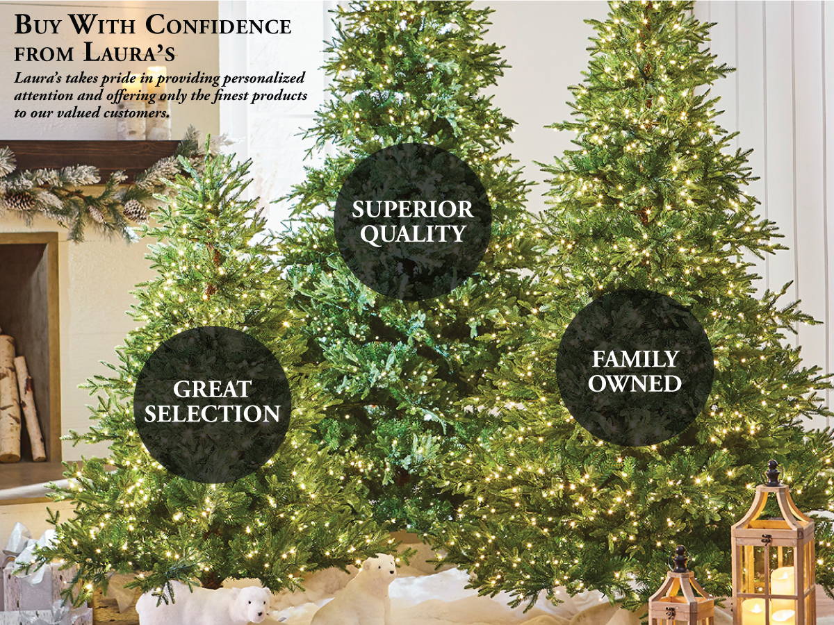 quality prelit artificial Christmas trees 