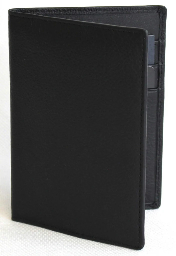 RFID Security Lined Leather Passport Holder Full Grain Cow Hide Leather. Style number: 11017 Hide & Chic - Image 8