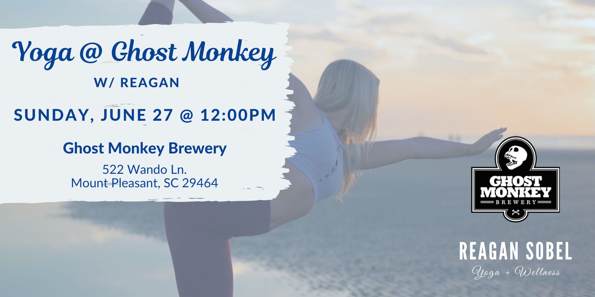Outdoor Yoga at Ghost Monkey Brewery w/ Reagan Sobel promotional image