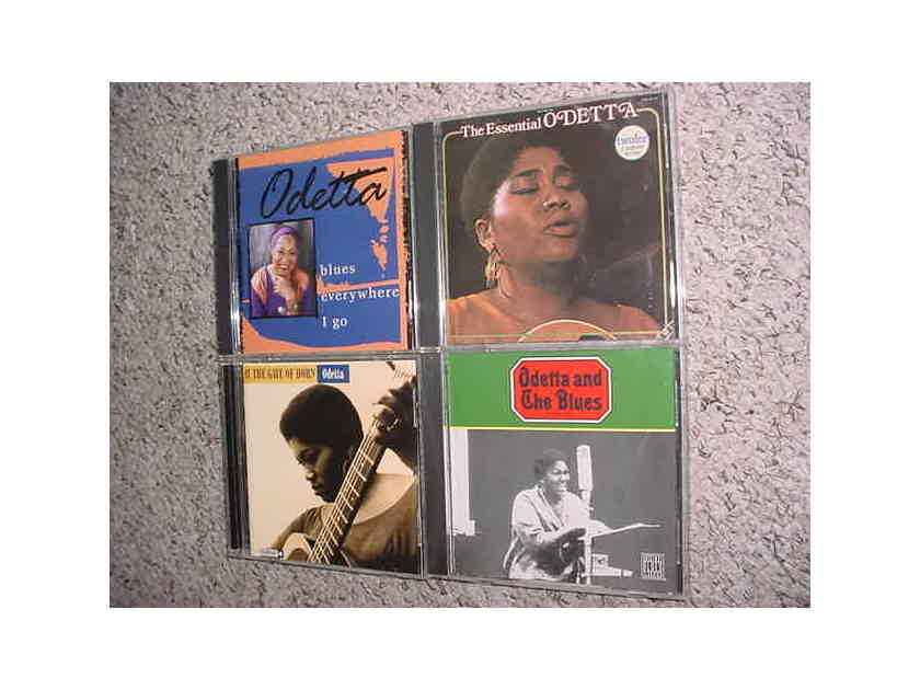 Odetta cd lot of 4 cd's - the essential Odetta and the blues blues everywhere I go gate of horn