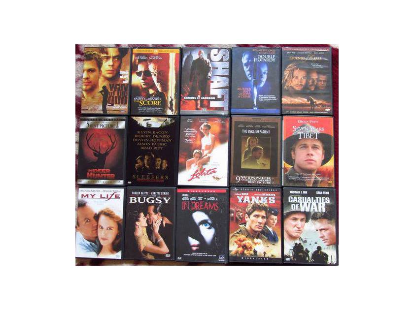 15 various dvd's - all are mint !
