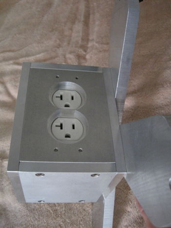 Custom Milled  CNC  AC Power box Two outlet AC  Power /...