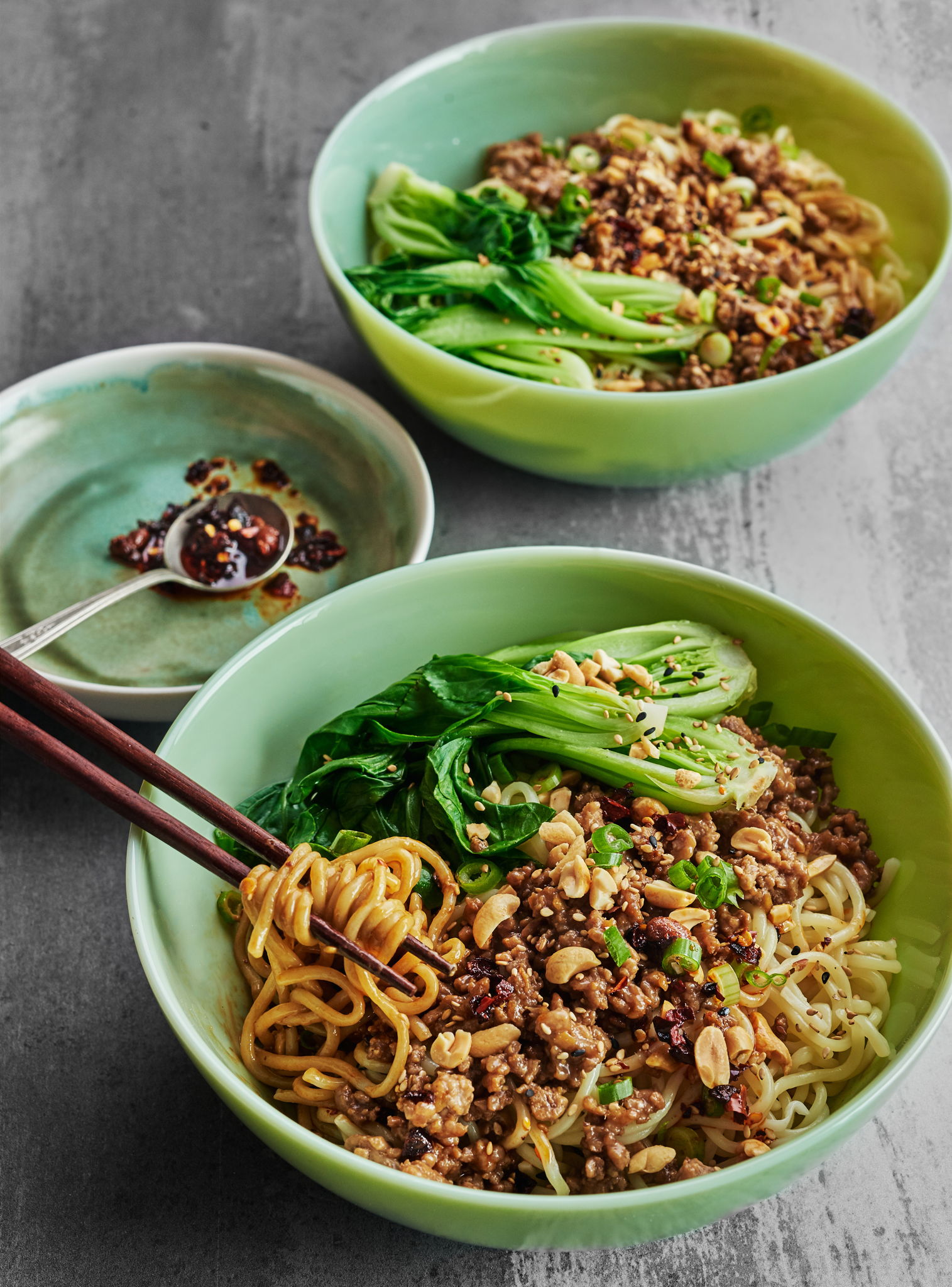 Dan Dan-Style Asian Noodles with Pork | RICARDO
