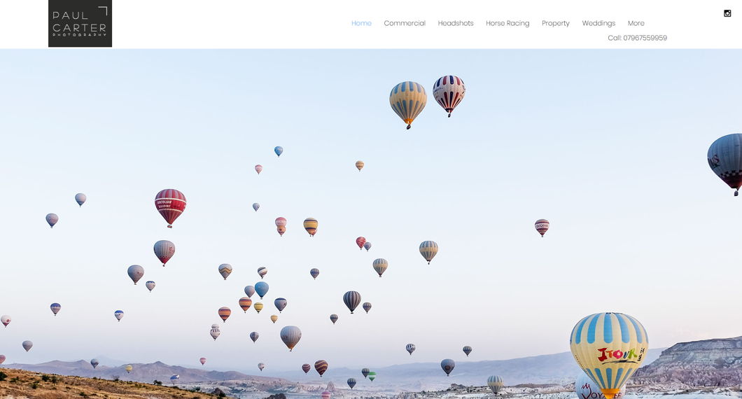 Wix Photography Website Examples