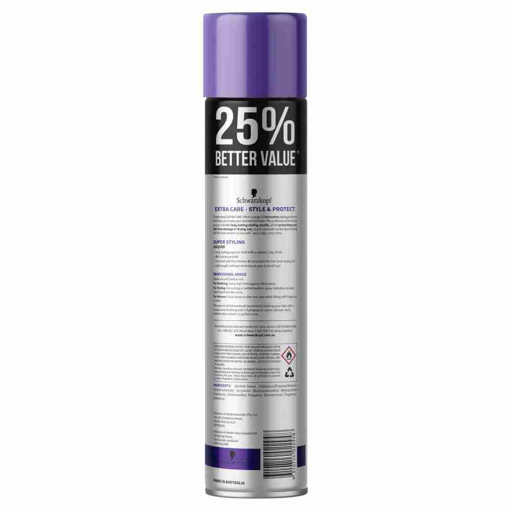 Schwarzkopf Extra Care Super Styling Lacquer 500G - Image 3
