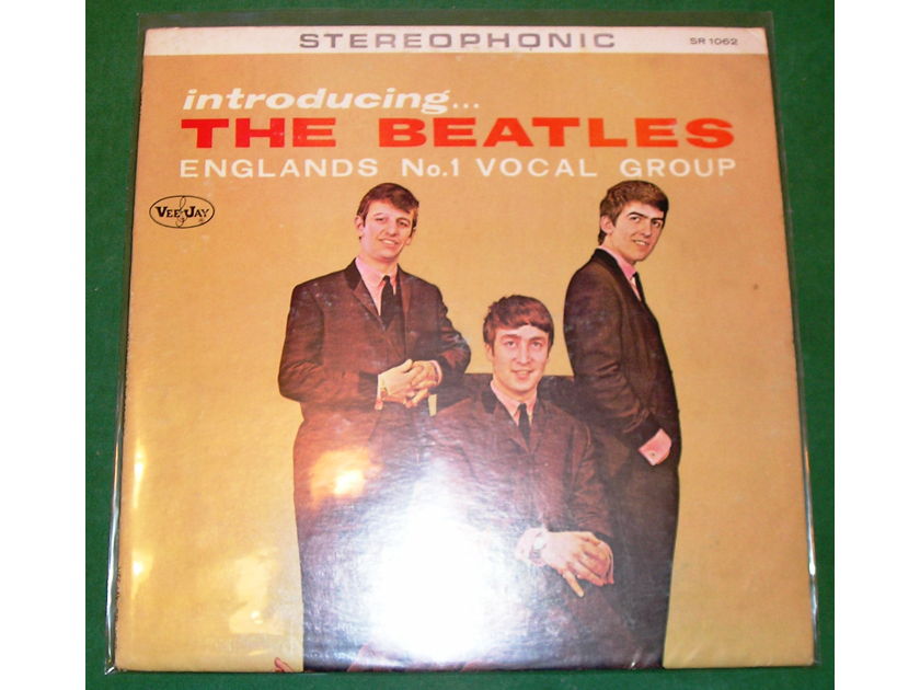 BEATLES "INTRODUCING THE BEATLES" - 1964 VEE-JAY BLACK LABEL - STEREOPHONIC ***8/10***