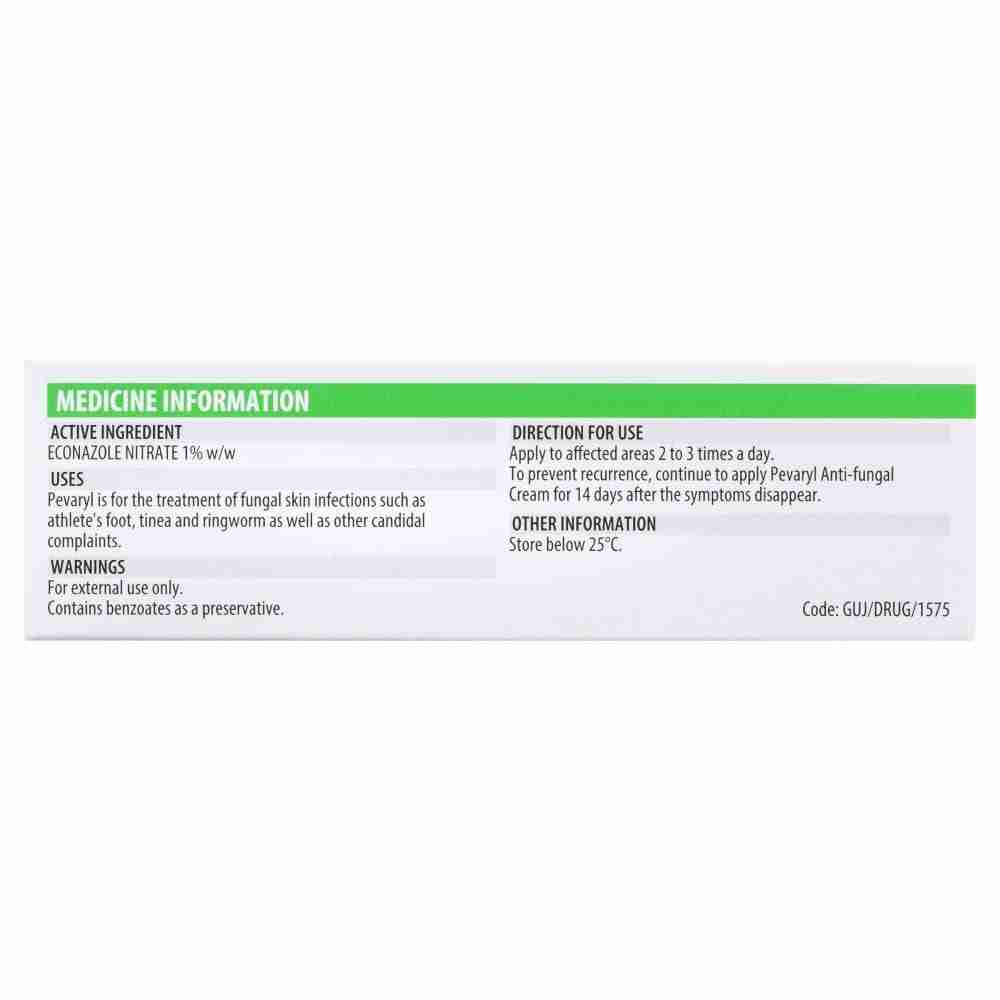 Pevaryl Anti-Fungal Cream 20g - Image 3