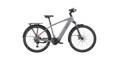 Gazelle Paris C7 elektrische stadsfiets met lage instap, afgebeeld in zijaanzicht op neutrale achtergrond, met Bosch middenmotor, gesloten kettingkast, verende voorvork en zadelpen, MIK-bagagedrager en spatborden – gericht op comfortabel dagelijks gebruik en woon-werkverkeer.
