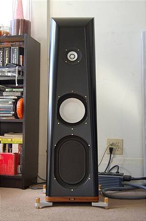 Left speaker, no cover