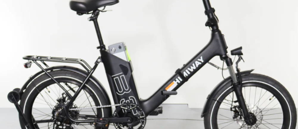 a Himiway B3 electric folding bike