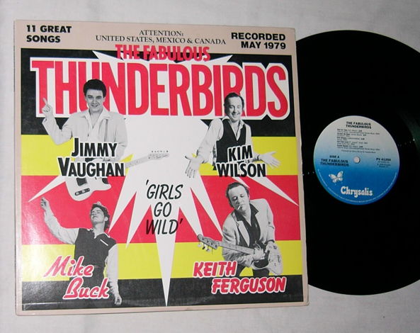 THE FABULOUS THUNDERBIRDS LP- - SELF TITLED 1979  album...