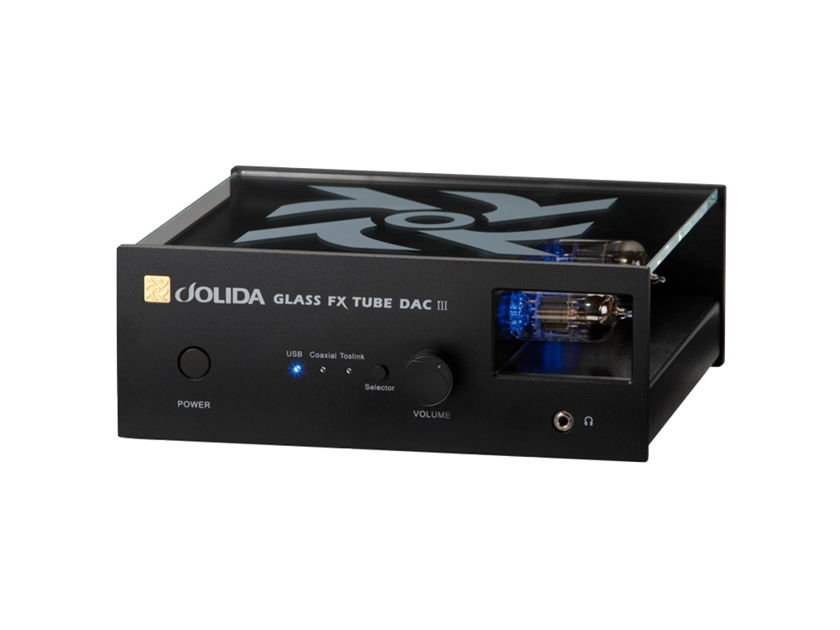 JOLIDA GLASS FX TUBE DAC III WITH HEADPHONE AMP AND VOLUME CONTROL - BEST DAC UNDER $500.00