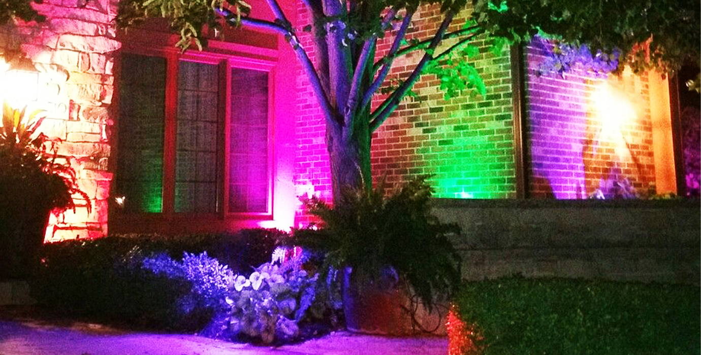 color changing flood lights