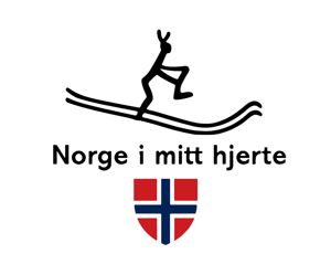 Norge i mitt hjerte T-skjorte - Blå