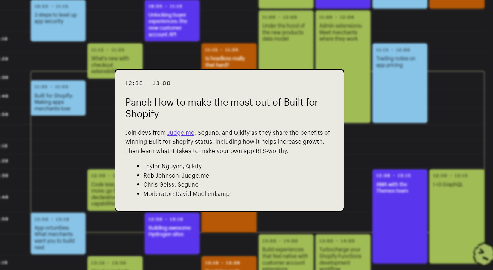 shopify editions.dev panel