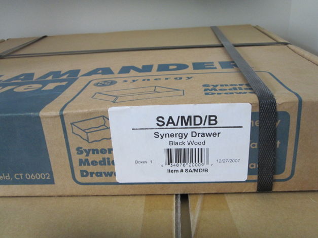 Salamander Synergy Media Drawer black new in box