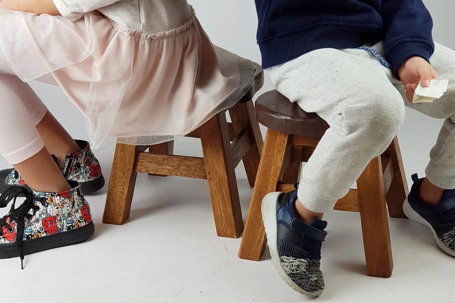 Kids Chair Wooden Stool Animal COW Theme Children’s Chair and Toddlers Stepping Stool - Image 3