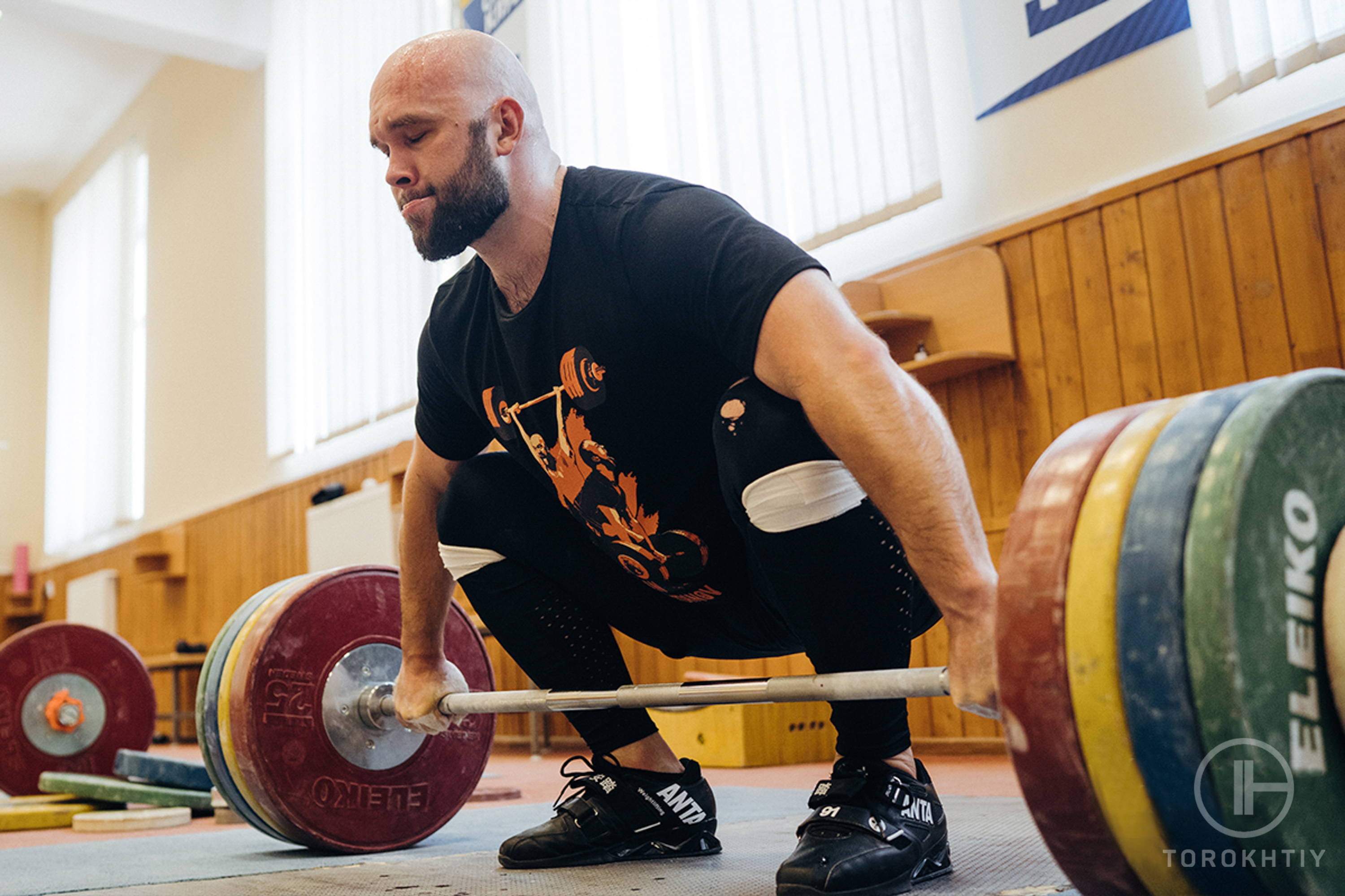 Weightlifting Shoes in Use