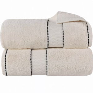 Cotton Heavyweight Ultra-Plush Luxury Bath Sheet Set of 2 by Blue Nile Mills