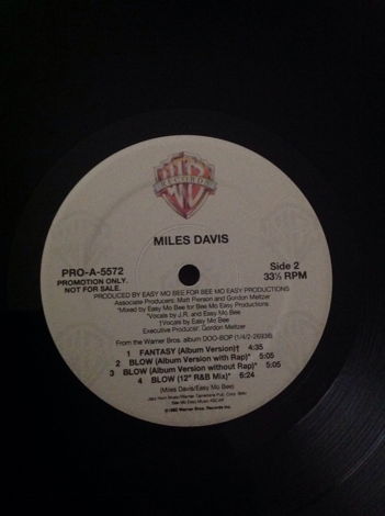 Miles Davis - Blow Warner Brothers Records Promo 12 Inc...