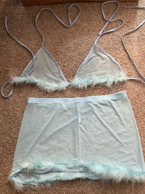 iHeartRaves Keepin' It Cute & Fluffy Set (Top: 1X, Skirt: 2X)