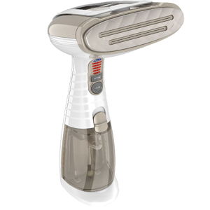 Conair Handheld Garment Steamer for Clothes, Turbo ExtremeSteam 1875W, Portable Handheld Design, Strong Penetrating Steam, White / Champagne
