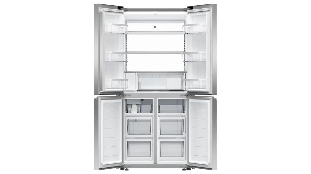 Fisher & Paykel 498L Slimline Quad Door Fridge with Ice & Water Dispenser - Stainless Steel - Image 4