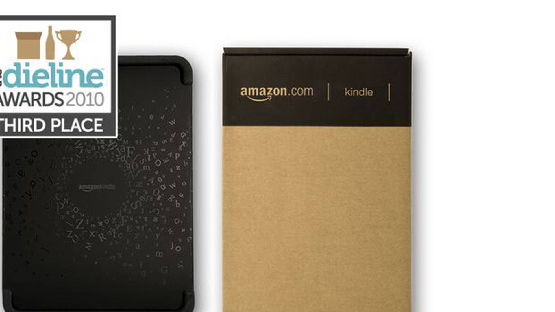 Featured image for The Dieline Awards: Third Place - Electronics, Technology, Movies, CDs - Amazon Kindle DX