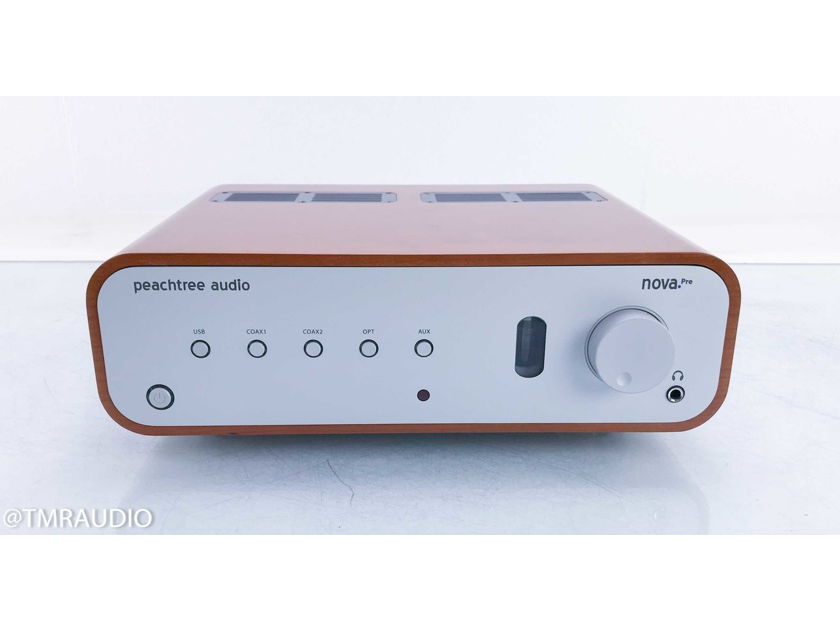 Peachtree Audio NovaPre Stereo Tube Hybrid Preamplifier / DAC Cherry (15857)