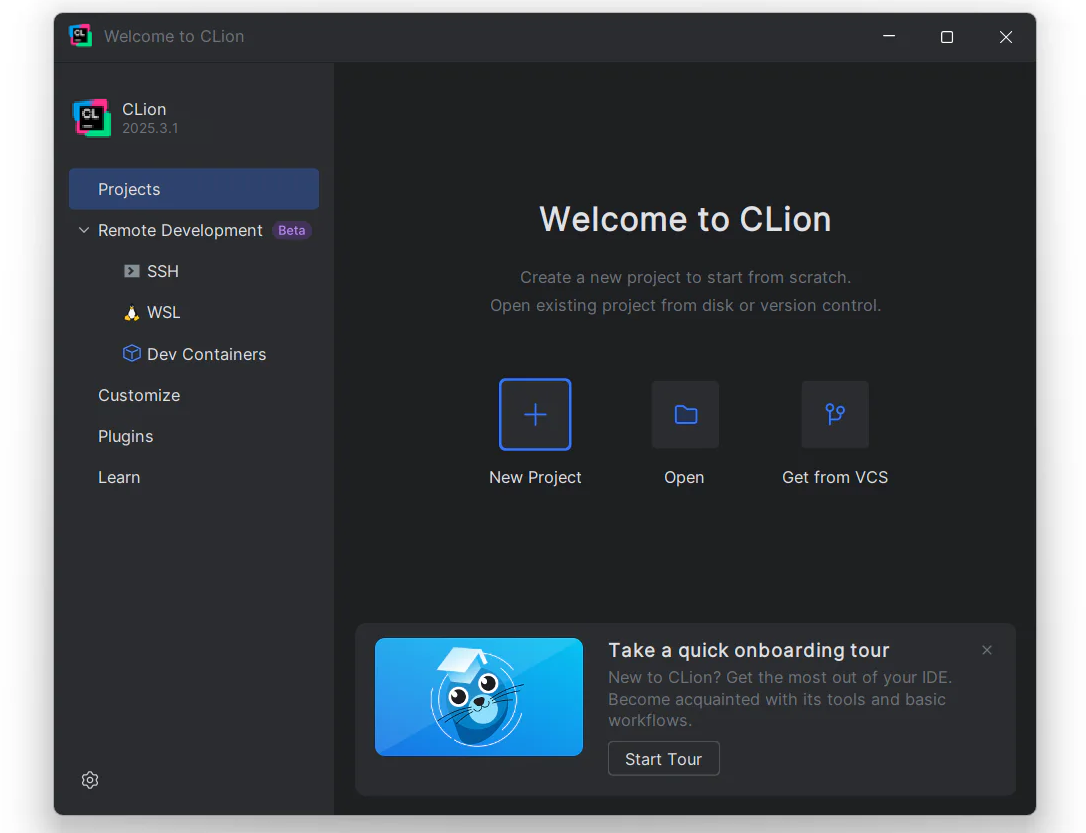 Welcome to CLion