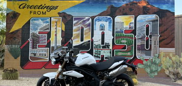 2013 TRIUMPH SPEED TRIPLE ABS motorcycle for rent near El Paso, TX