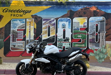 2013 TRIUMPH SPEED TRIPLE ABS motorcycle for rent near El Paso, TX