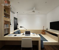 magplas-renovation-minimalistic-modern-zen-malaysia-selangor-bedroom-study-room-3d-drawing-3d-drawing