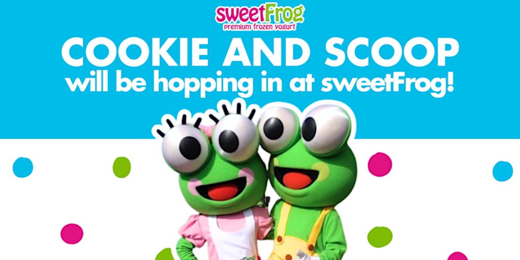 Mascot Visit at sweetFrog Rosedale promotional image