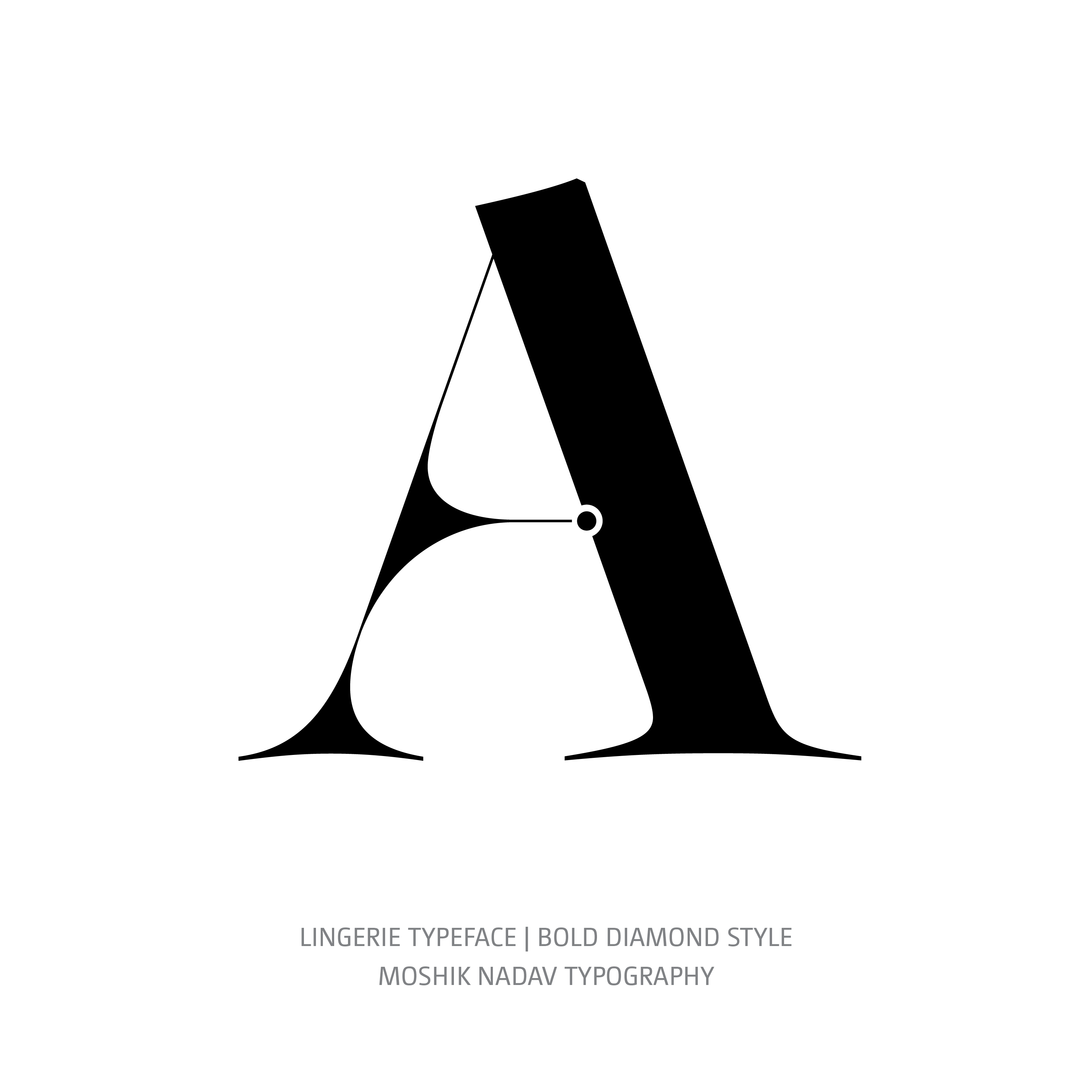 Lingerie Typeface Bold Diamond A