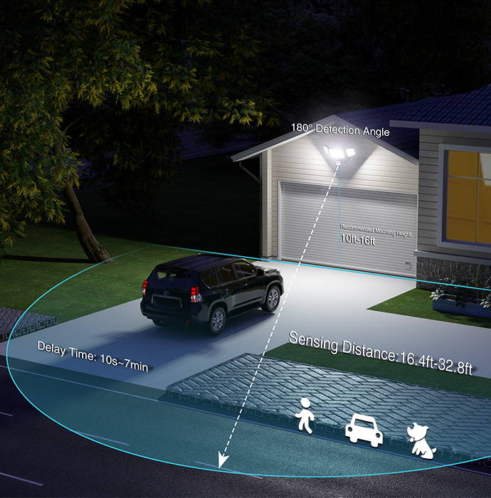 motion sensor security light