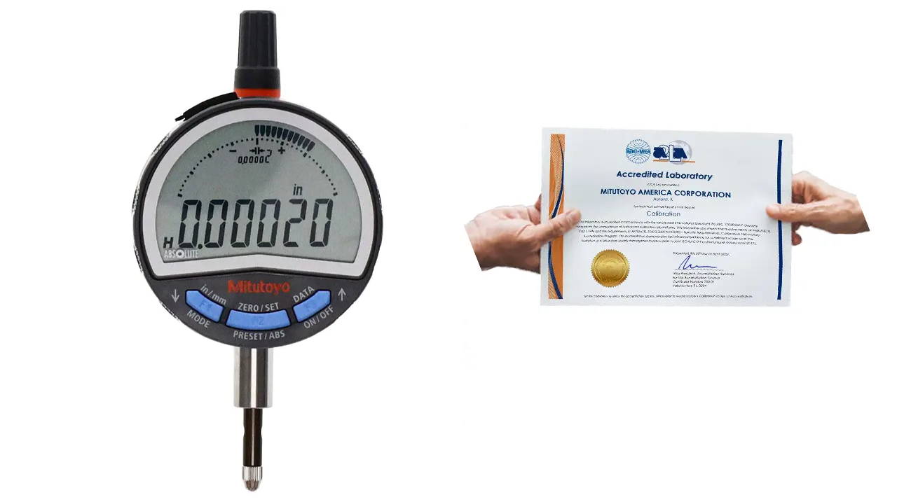 Mitutoyo Indicators with Calibration Certification at GreatGages.com
