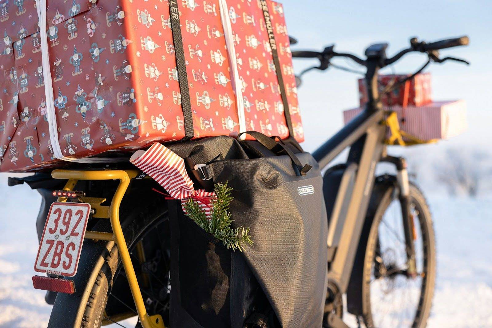 Un vélo cargo professionnel pour transporter du matériel encombrant