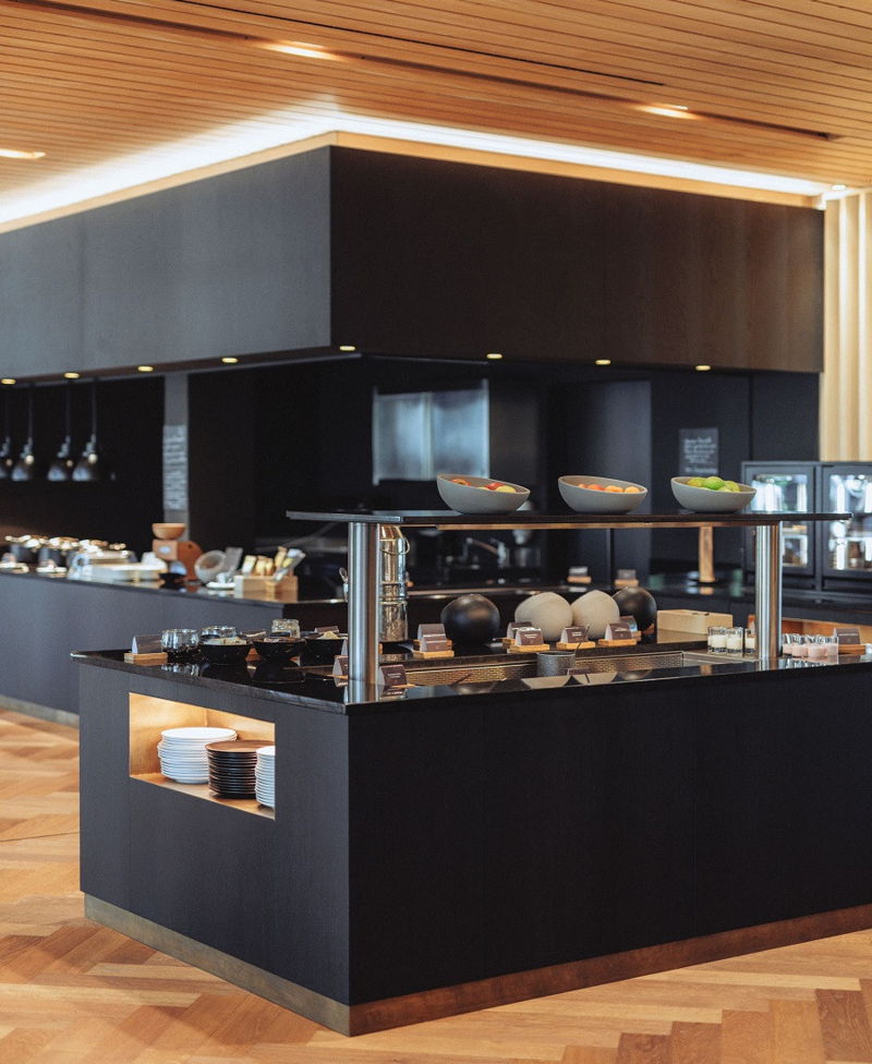 Frühstücksbuffet in der Sonne Mellau für Hotelgäste und auch für externe Gäste