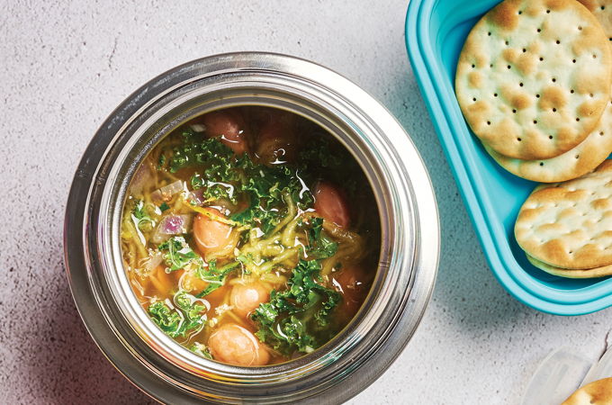 Spaghetti Squash and Kale Soup