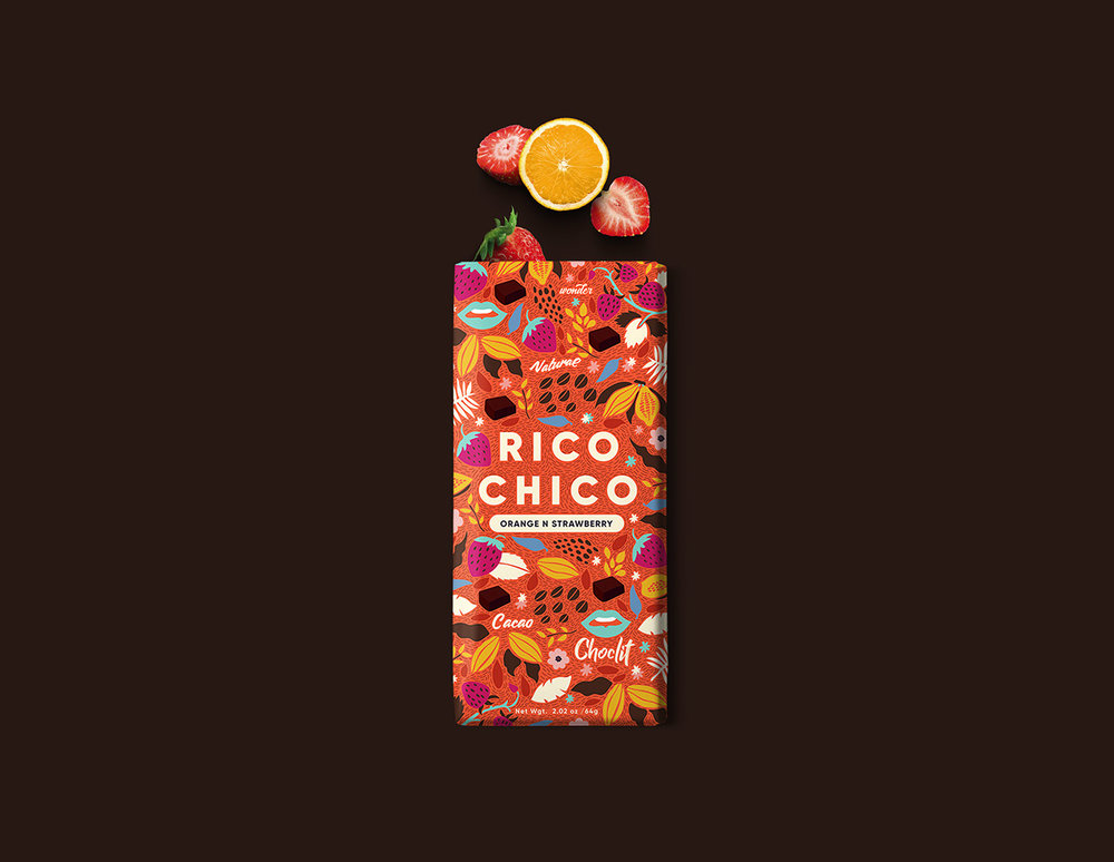 Rico Chico Chocolate Comes With Illustrations as Bold as The Flavors ...