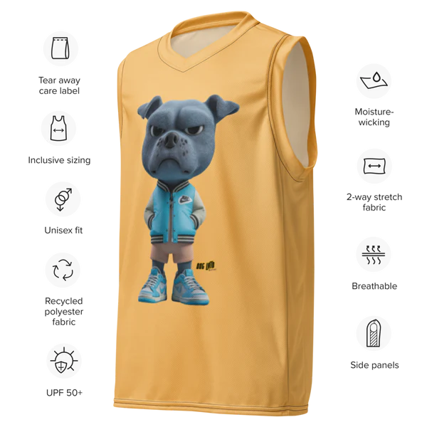 Yellow Blue Stuffy Jersey - Image 4