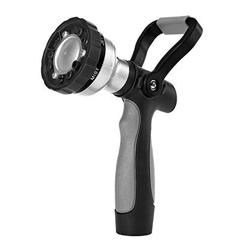 Dramm 12705 9Pattern Revolver Spray Nozzle, Blue vs Green Mount Garden